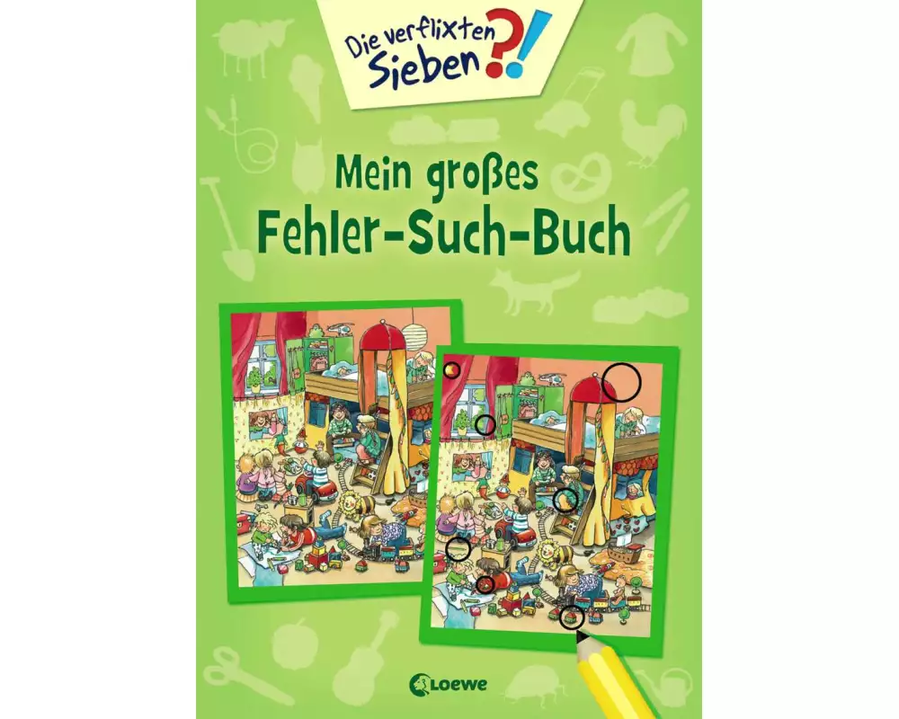 Die verflixten Sieben - Mein großes Fehler-Such-Buch