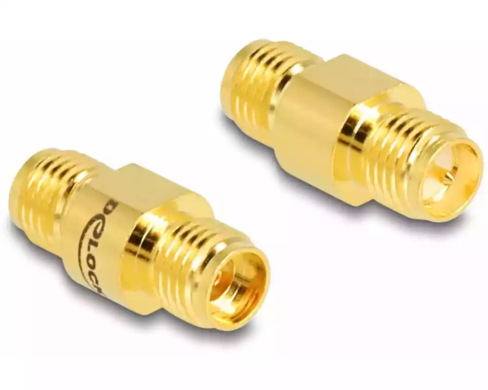 Delock Antennenadapter RP-SMA Buchse (f) - SMA Buchse (f)