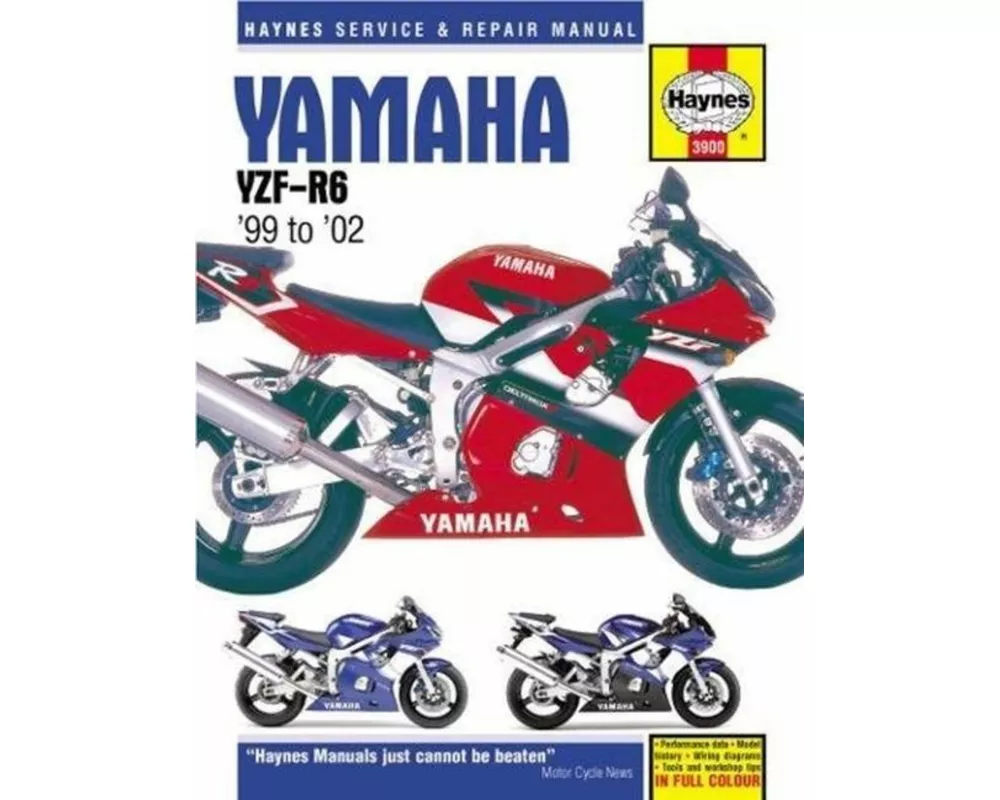 Yamaha YZF-R6 (99 - 02) Haynes Repair Manual
