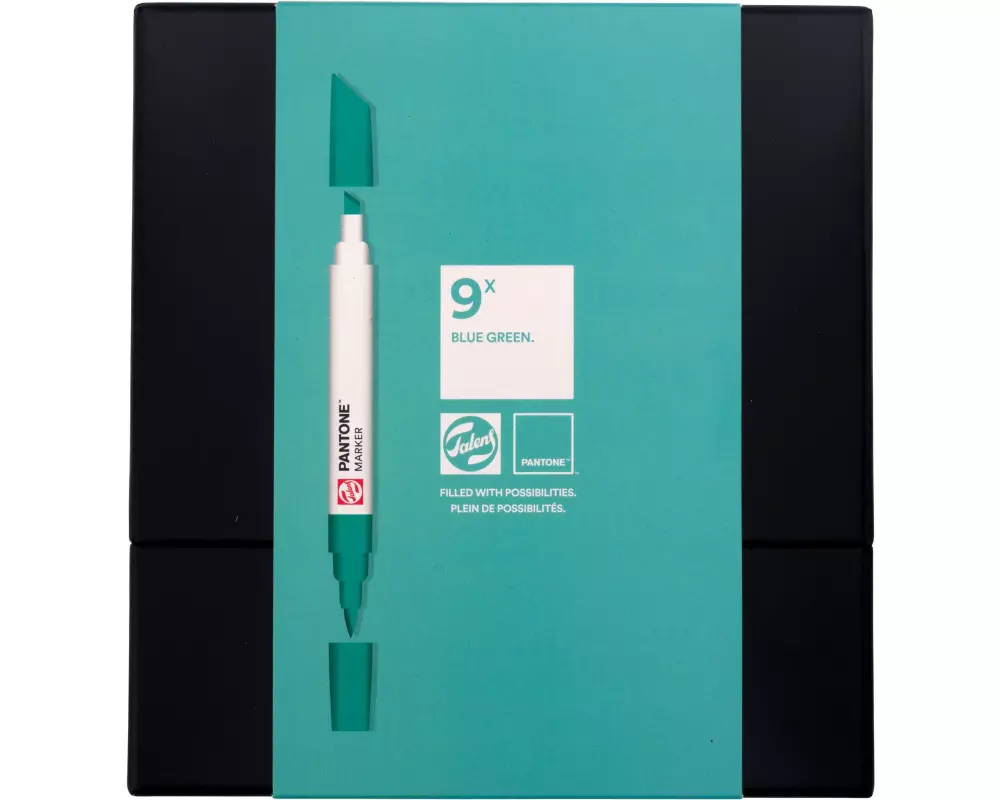Talens Pantone Marker 9x Set Blue/Green