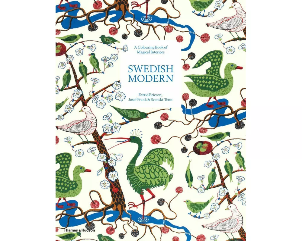 Swedish Modern: A Colouring Book of Magical Interiors