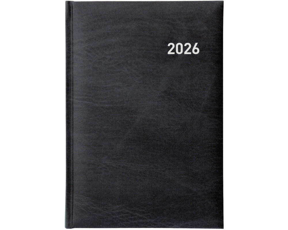 BIELLA Geschäftsagenda Terminia 2026 806536020026U 1W/2S schwarz ML 14.5x20.5cm