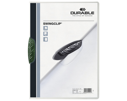 DURABLE Klemmhefter SWINGCLIP 226005 für 30 Blatt A4 grün