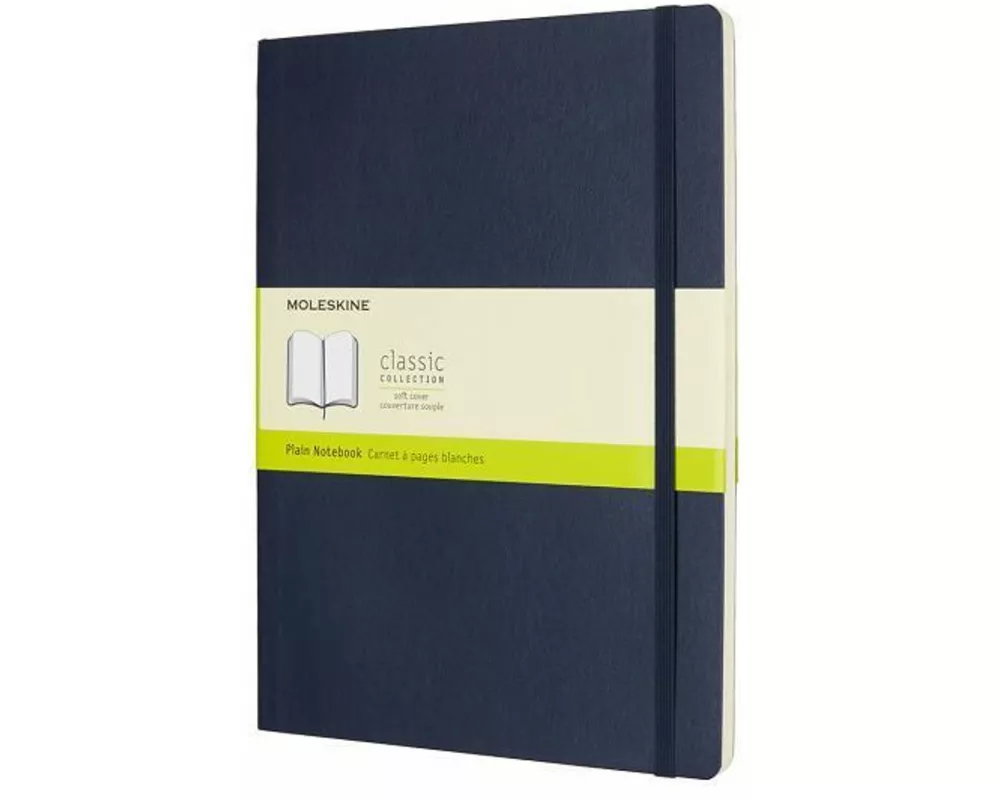 Moleskine Spphre Blue X Lrg Pln Ntbk Sft