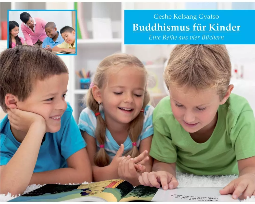 Buddhismus für Kinder. Eine Reihe von vier Kinderbüchern