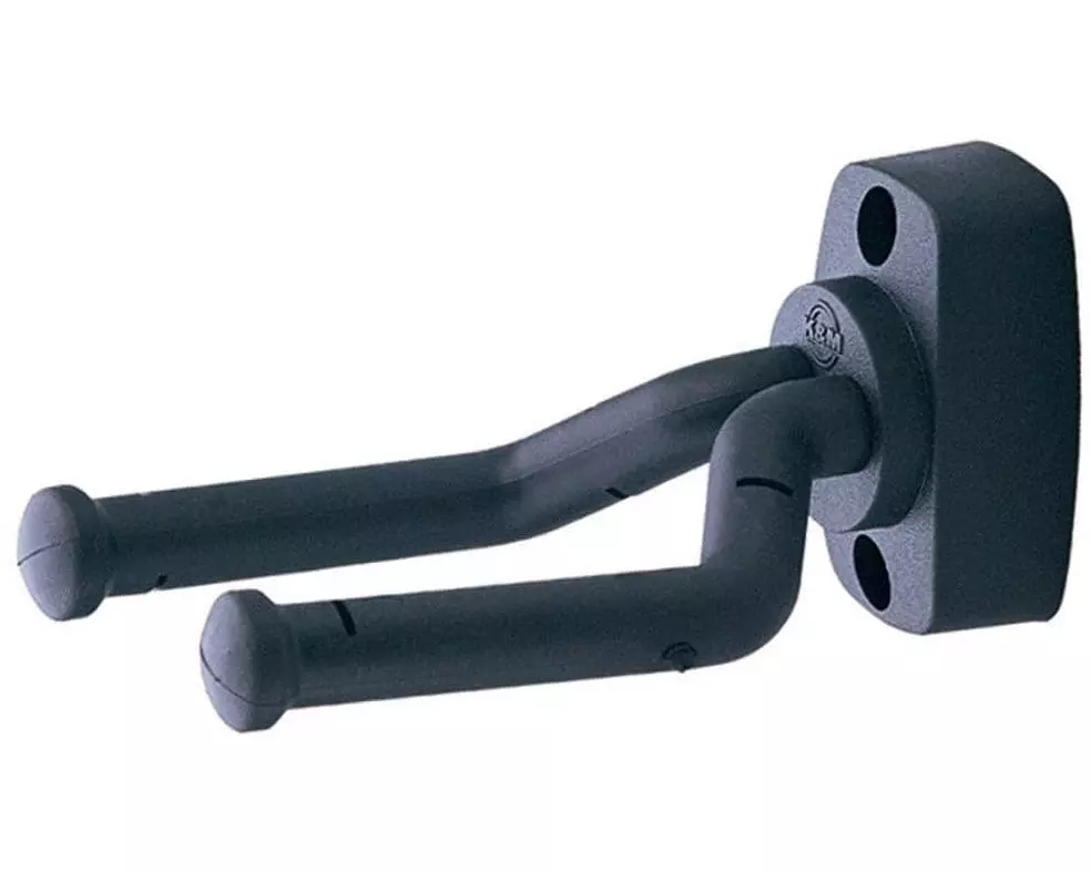 K&M Gitarren-Wandhalter 16280 Schwarz