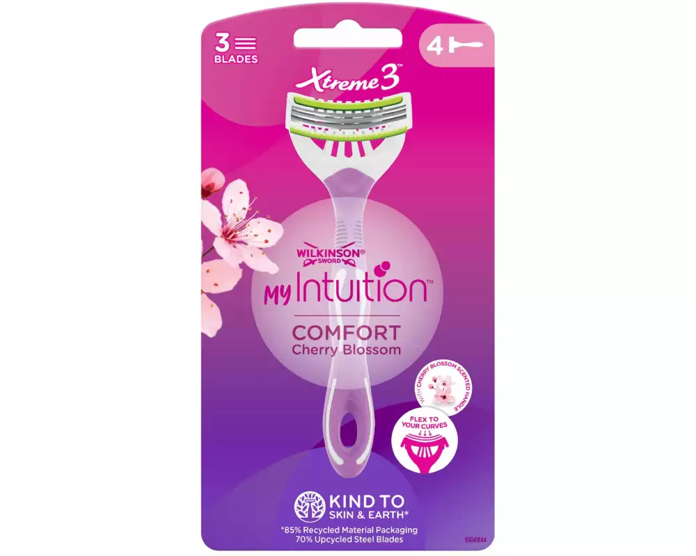 Wilkinson Rasierer My Intuition Xtreme Comfort Cherry Blossom 4 Stück