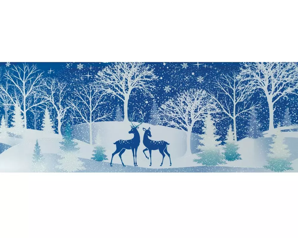 Dameco Fensterbild Winterlandschaft 21 x 59 cm