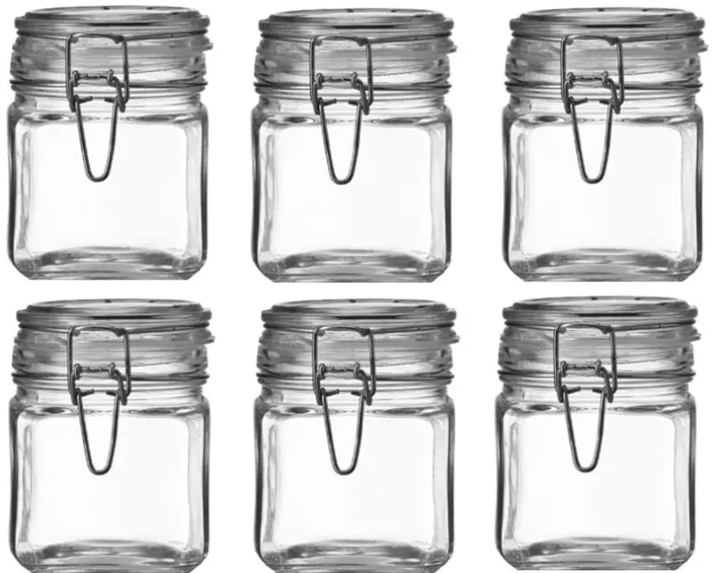 Montana Vorratsglas Cucina 6 Stück, 0.6 l, Transparent