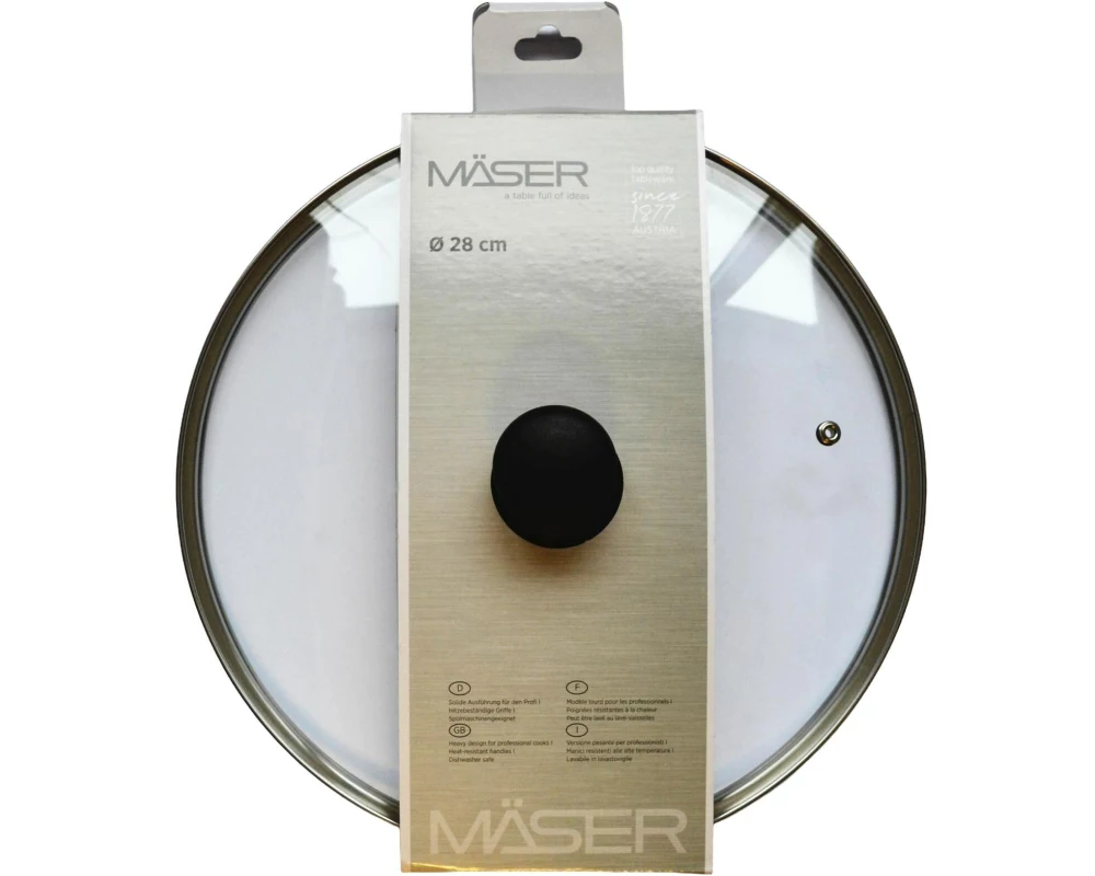 Mäser Pfannendeckel 28 cm, Transparent