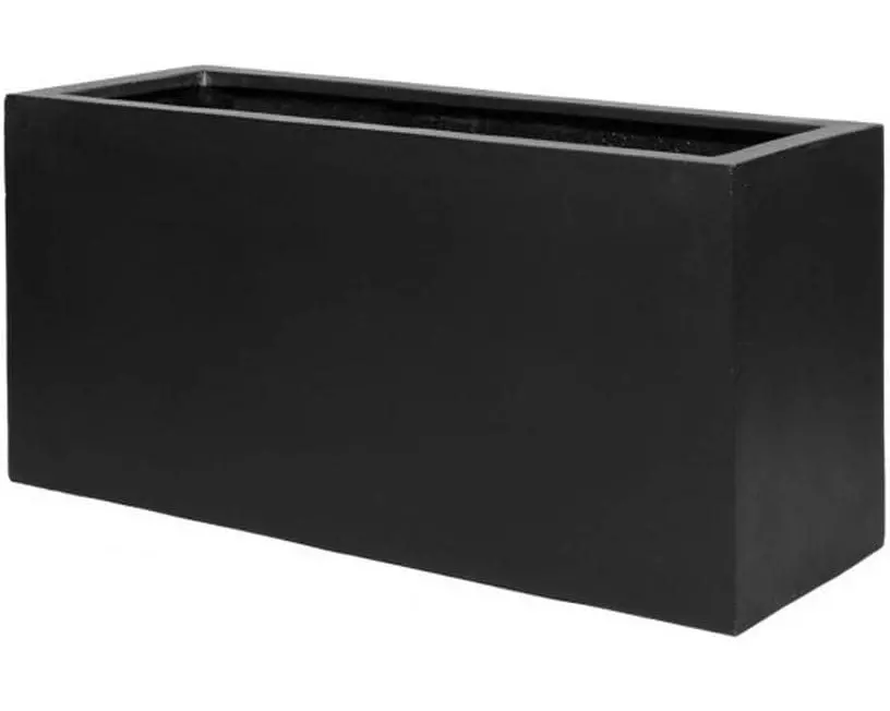 Pottery Pots Pflanzentopf Jort M, Schwarz Schwarz