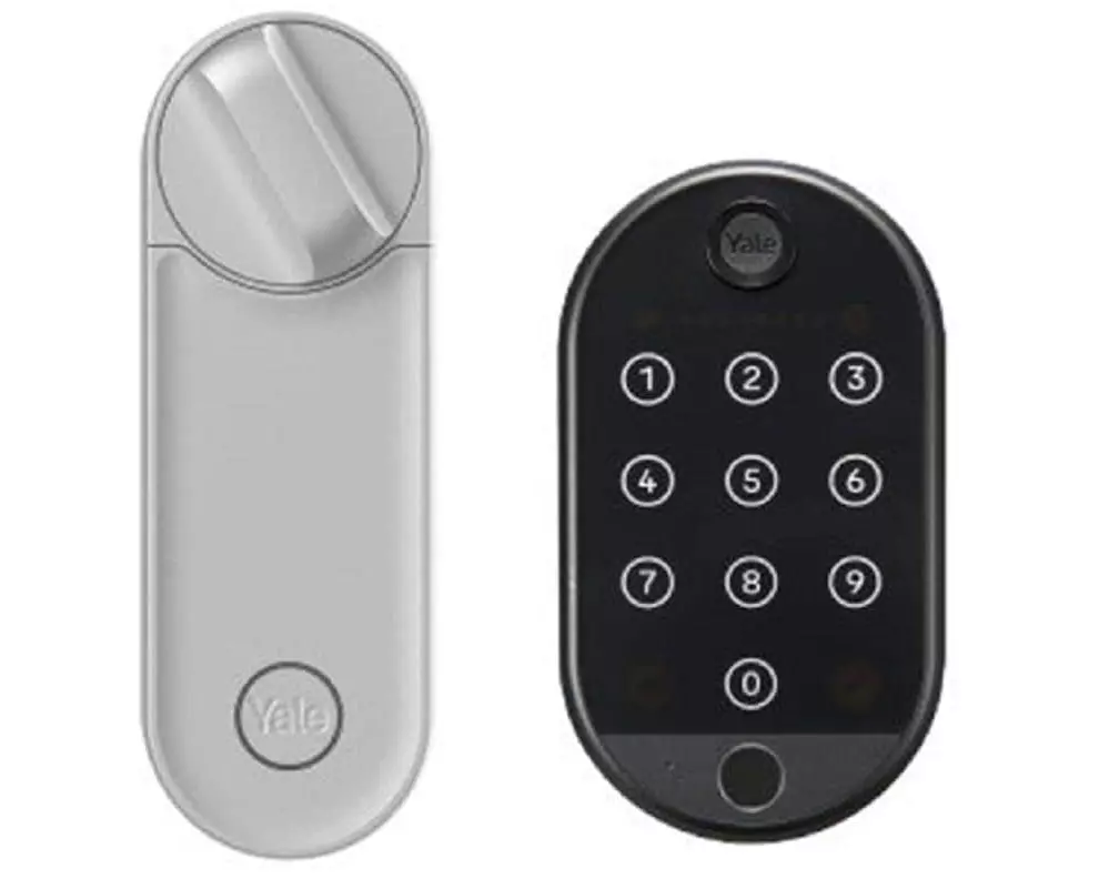 Yale Linus L2 Smart Lock und Smart Fingerprint Keypad Silber