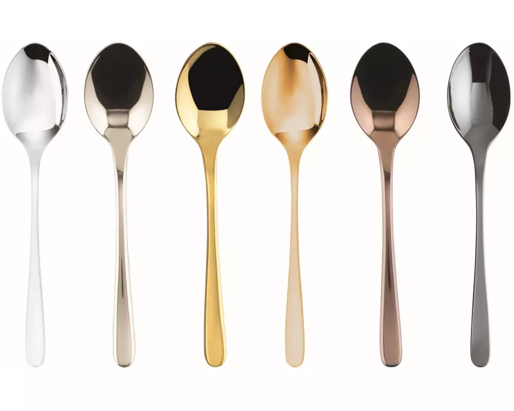 Sambonet Espressolöffel Taste 6 Stück, Mehrfarbig