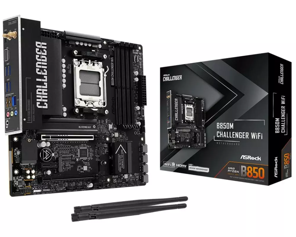 ASRock Mainboard B850M Challenger WiFi