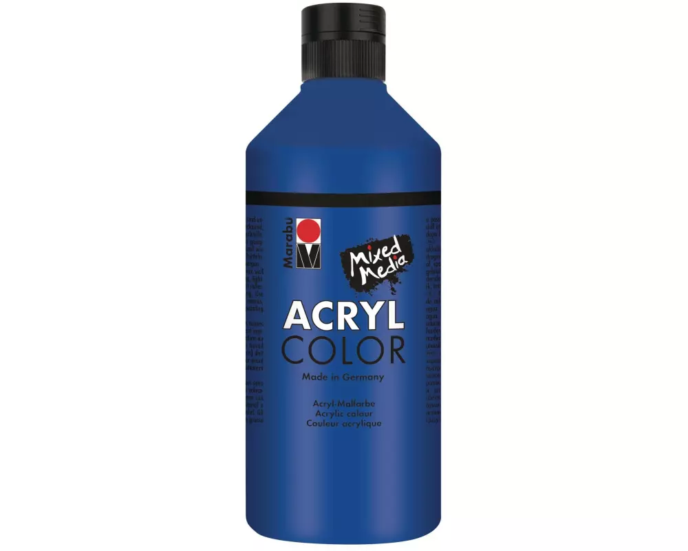 Marabu Acrylfarbe Acryl Color 500 ml Dunkelblau