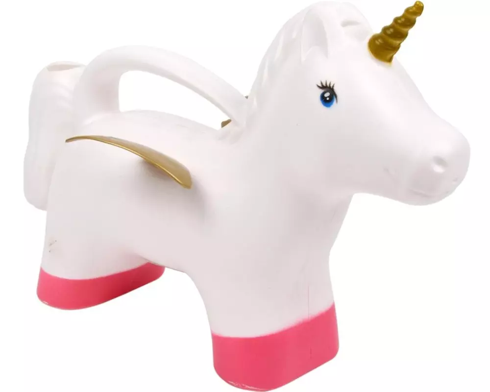 Esschert Design Giesskanne Einhorn 1.7 l, Gold; Rosa; Weiss