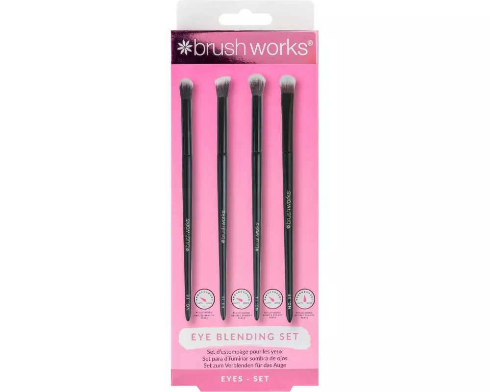 Brushworks Eye Blending Set 4-teilig Synthetik