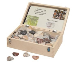 ROOST Marmorherzen 4cm 10010568 Holzdisplay