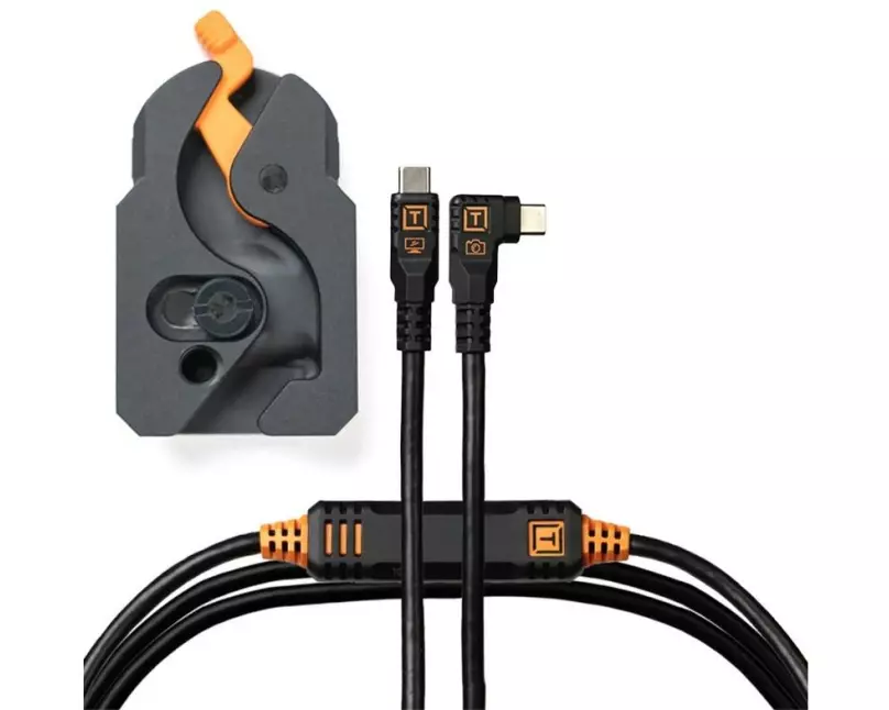 Tether Tools Kabel Leverlock Klemme und USB-C 4.6m