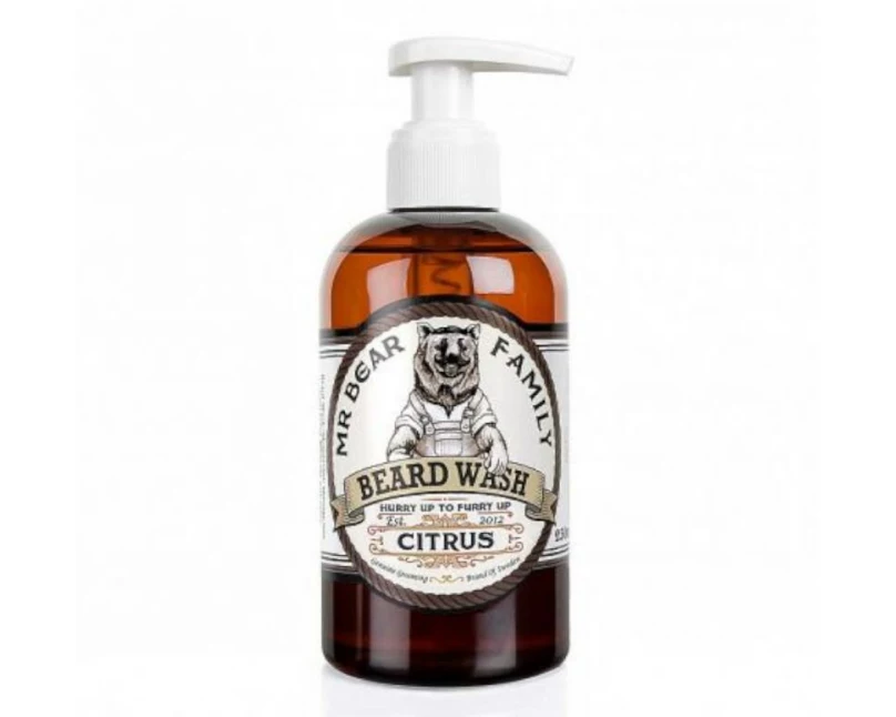 Mr. Bear Family Beard Wash Citrus Bartshampoo Citrus 250 ml