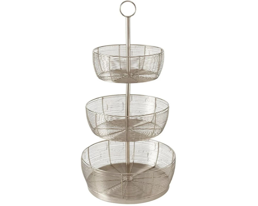Boltze Etagere Enrico Silber, 70 x 36 cm