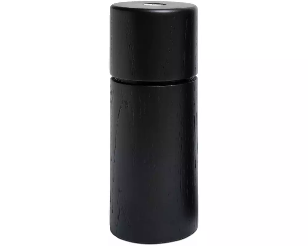 Crushgrind Gewürzmühle Bergen Eiche 12 cm, Schwarz