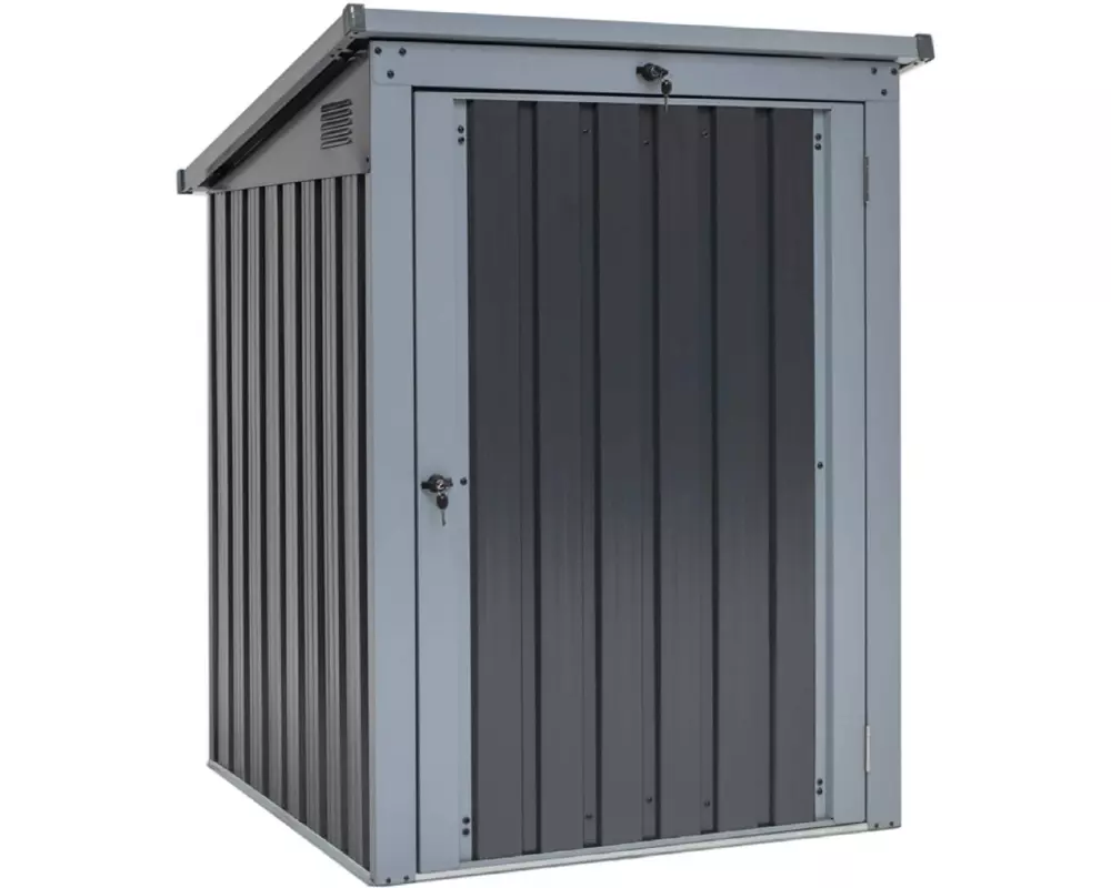 WESTMANN Mülltonnenbox 1x 240 L Grau/Anthrazit