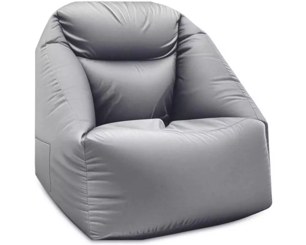 Lumaland Sitzsack AIR-Sessel In-& Outdoor Polyester (PES), Grau