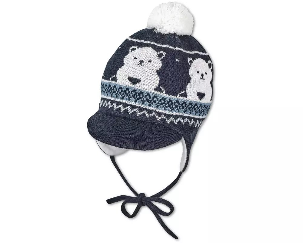 Sterntaler Wintermütze Eisbär Marine Gr. 39