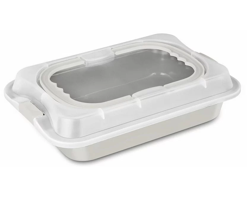 Berlinger Haus länglicher Bräter mit Deckel matt cream Sahara Collection