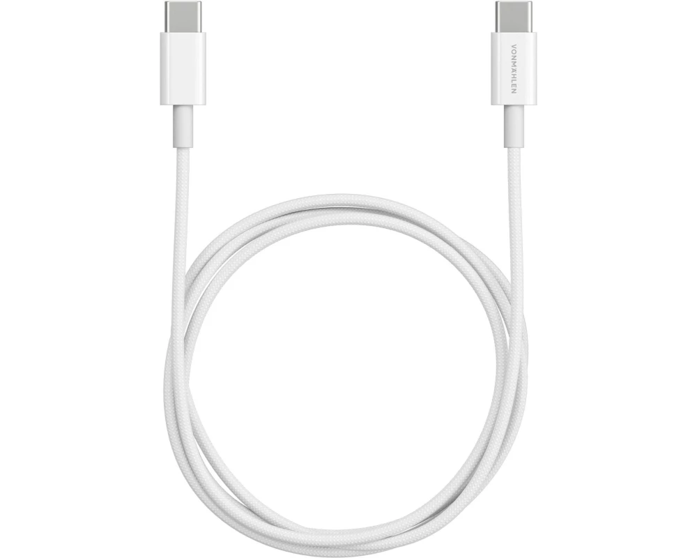 Vonmählen USB-C auf USB-C Kabel 1 m, Weiss