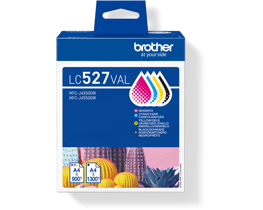 BROTHER Valuepack Tinte CMYBK LC-527VAL MFC-J4350DW 900/1300 Seiten