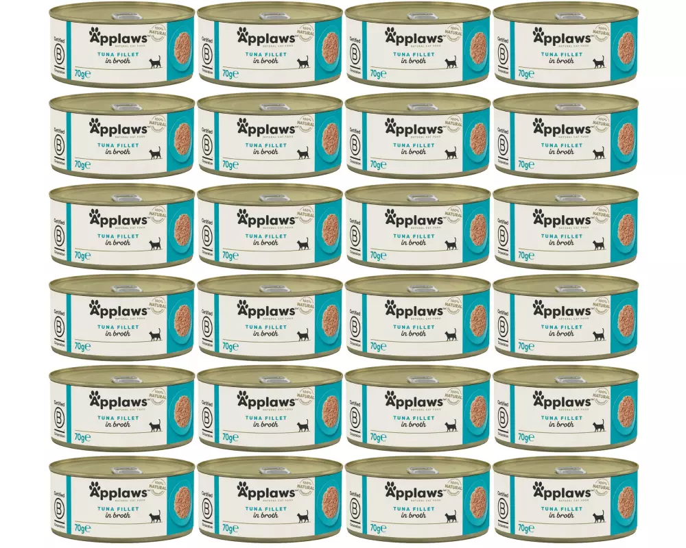 Applaws Nassfutter Dose Thunfischfilet, 24 x 70 g