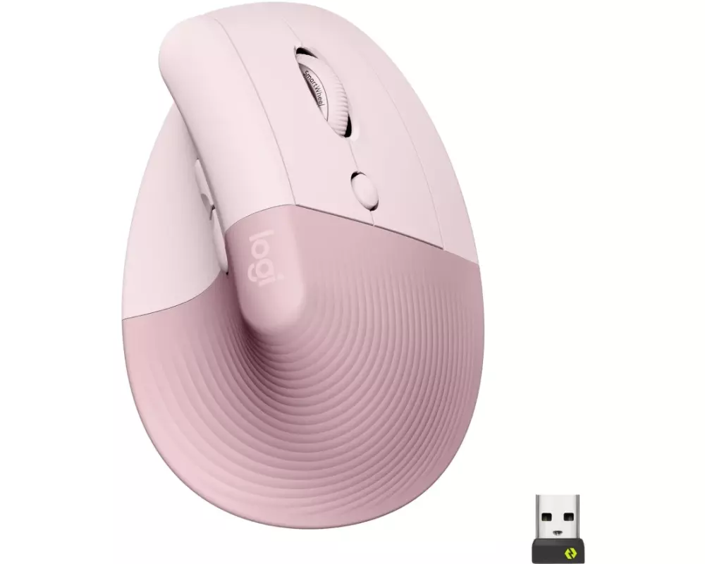 Logitech Ergonomische Maus Lift Rose