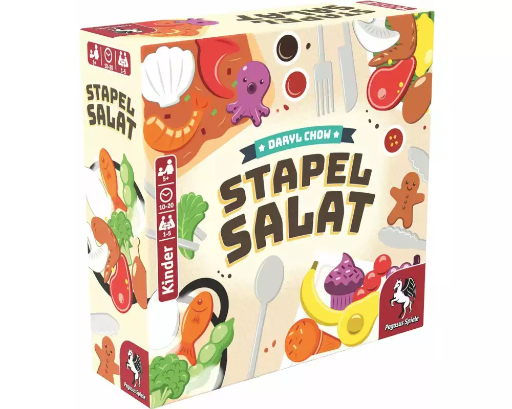 Pegasus Spiele Kinderspiel Stapelsalat -DE-