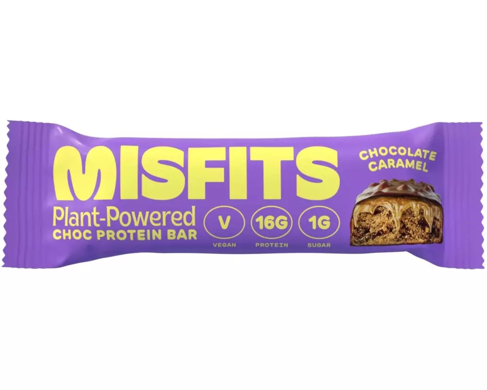 Misfits Riegel Chocolate Caramel 45 g