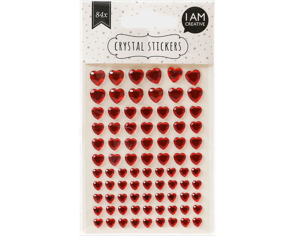 I AM CREATIVE Crystalstickers 6000.22 Herz 84 S.