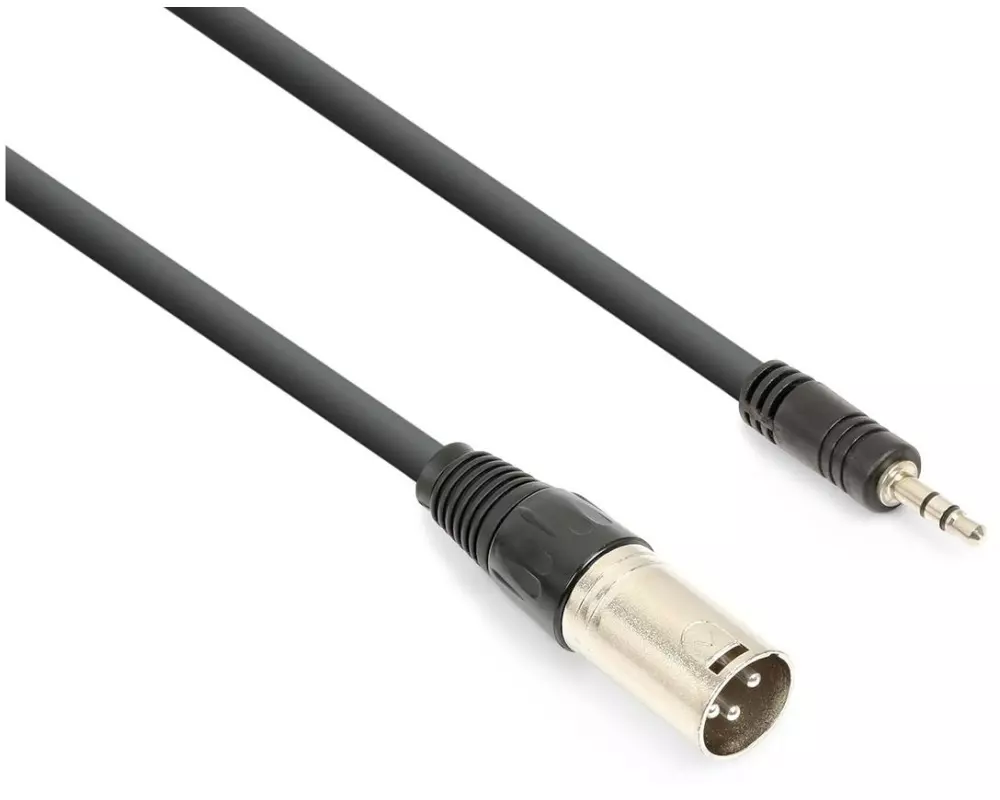 Vonyx CX318-05 XLR 3 Pole, male - 3.5 mm Klinke 0.5 m