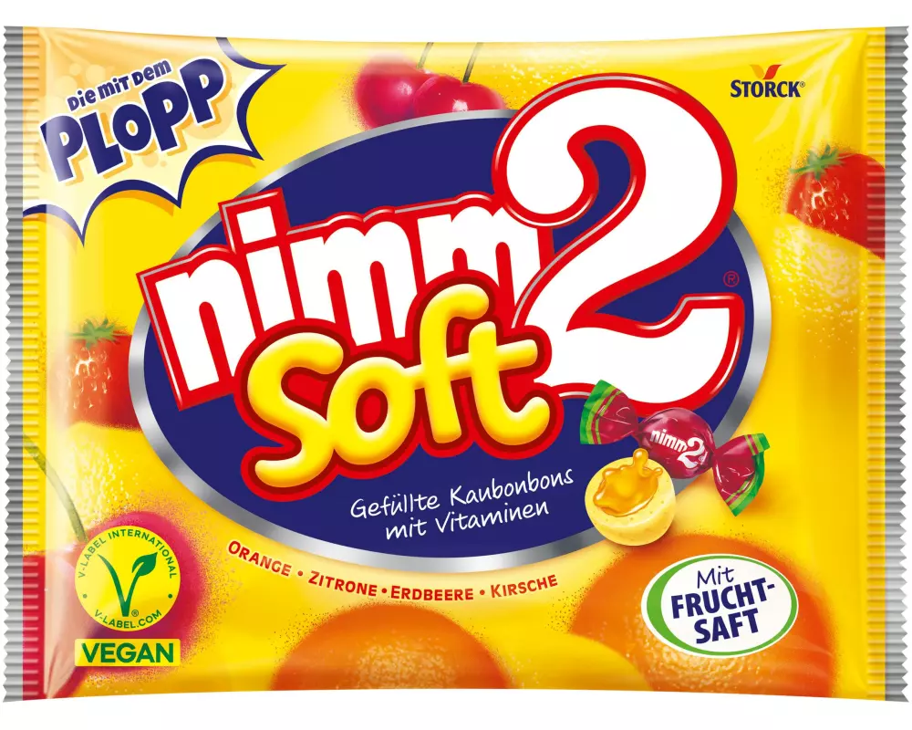 Storck Kaubonbon Nimm2 soft Fruchtmix 800 g