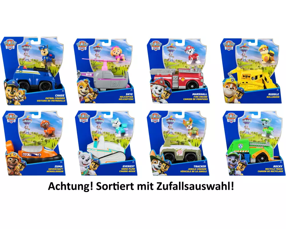 Spinmaster PAW Basic Vehicle Sort. Fahrzeug mit Spielfigur