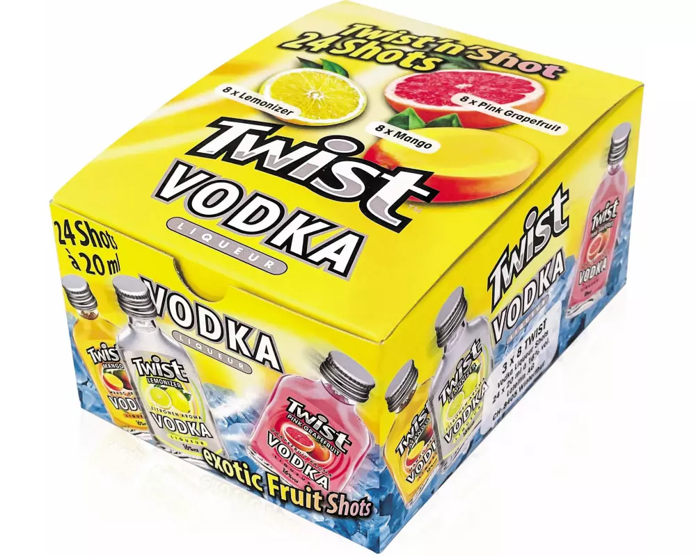 Twist Vodka Shot Mix Exotic 24 x 20 ml