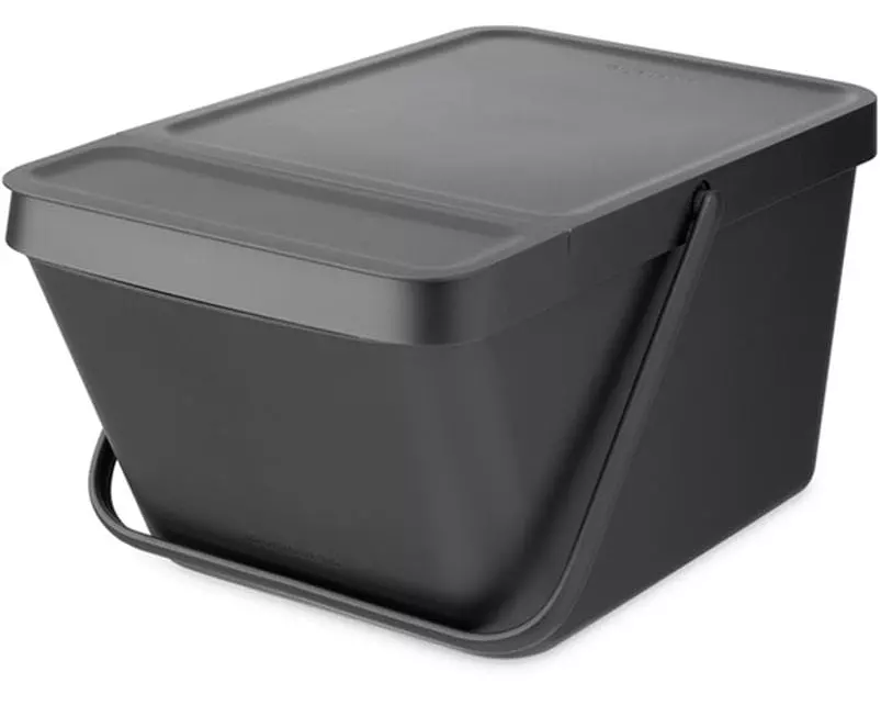 Brabantia Recyclingbehälter Sort & Go 20 l, Grau