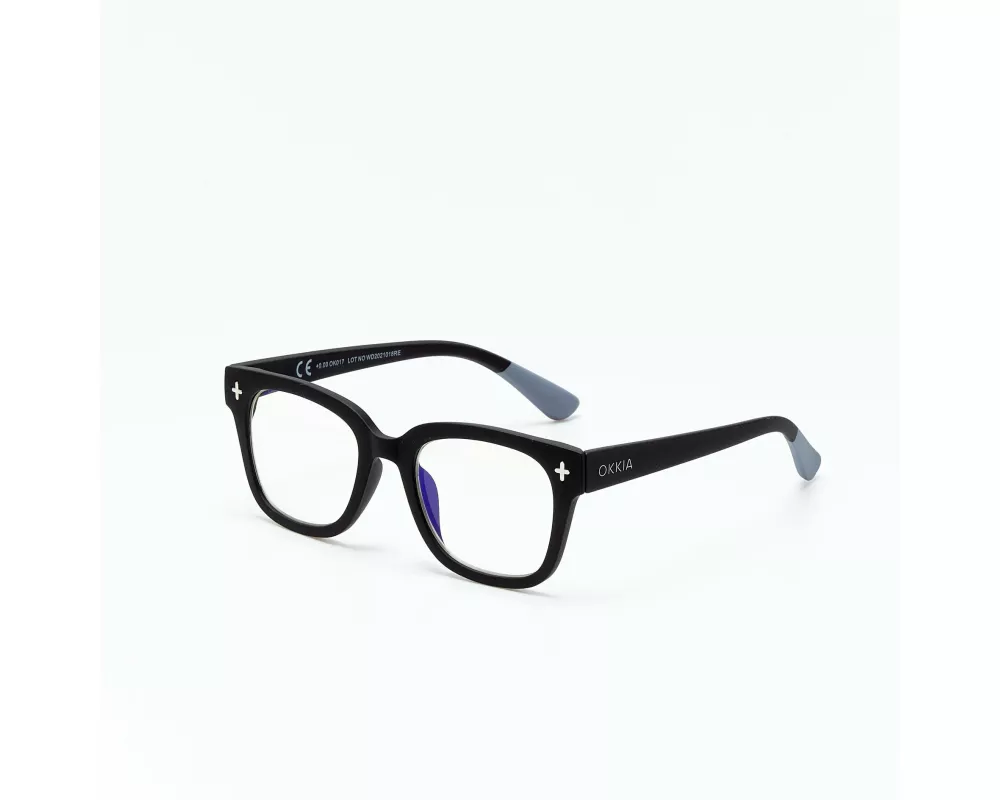 OKKIA Lesebrille Giovanni Black, 1,50