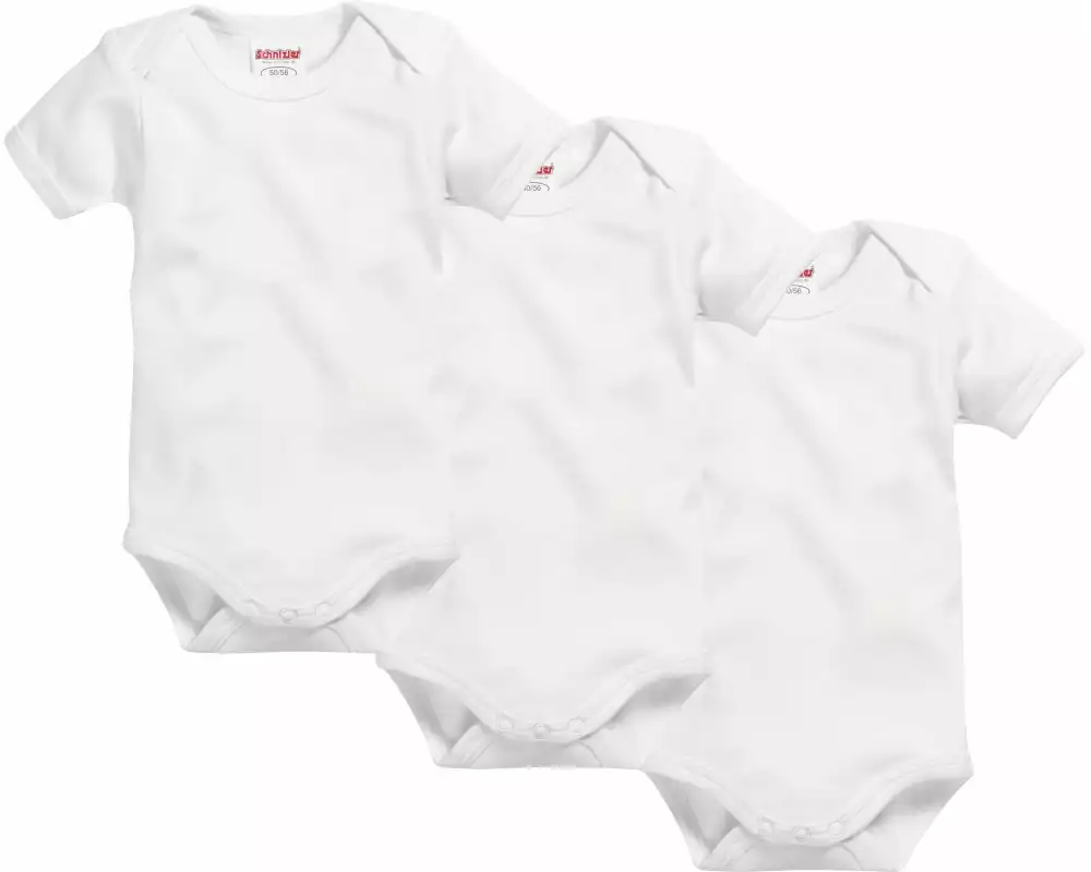 Playshoes Kurzarm-Body 3er Set uni Gr. 50/56