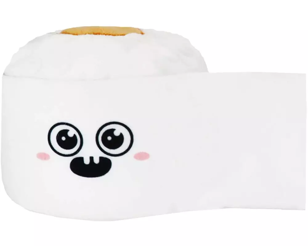 Record Hunde-Spielzeug Plüsch Toilettenpapier abrollbar, 12 cm