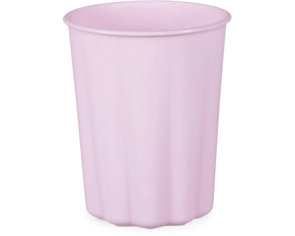 PARTYDECO Becher Rüsche 220ml KPL1-014 lila 4 Stück