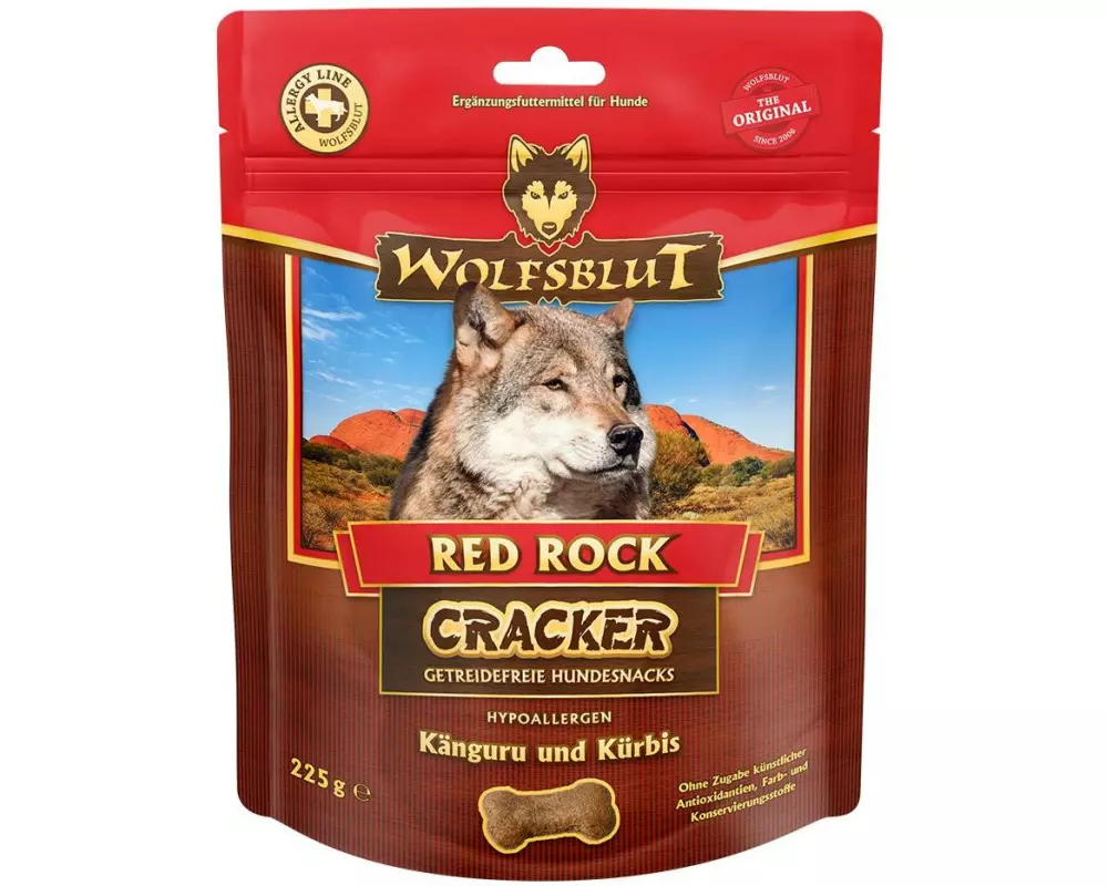 Wolfsblut Snack Cracker Red Rock, 225 g
