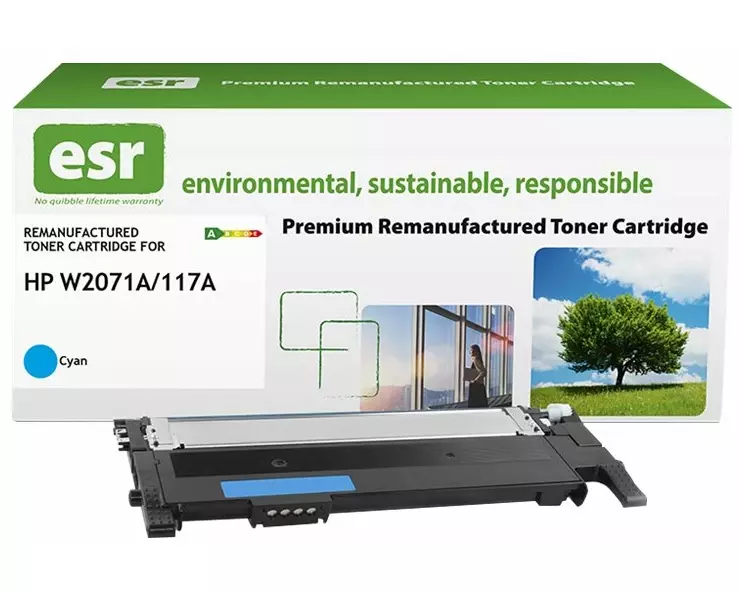 ESR Toner cartridge compatible with HP W2071A cyan remanufactured 1.000 pages