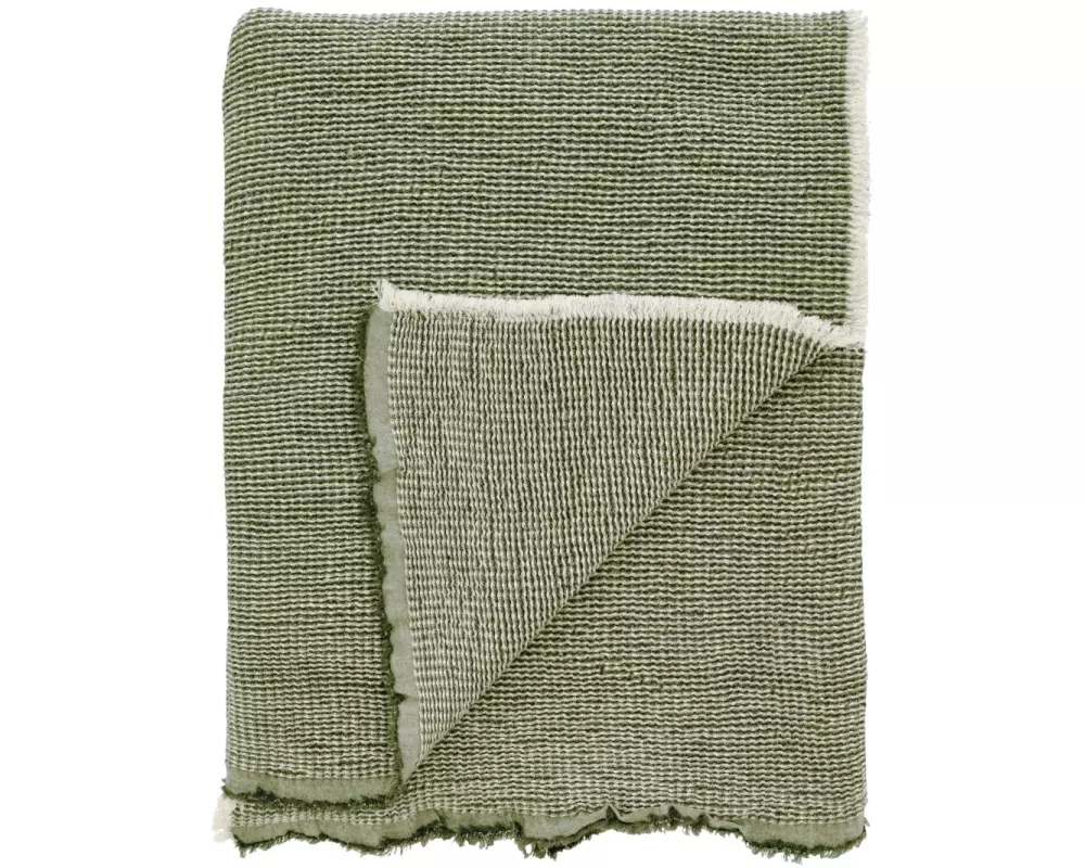 Södahl Tagesdecke Waffle 130 x 170 cm, Grün