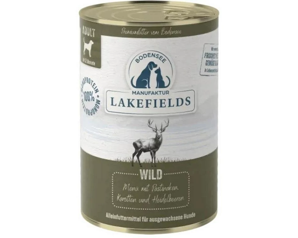 Lakefields Wildfleisch mit Pastinaken 400 g